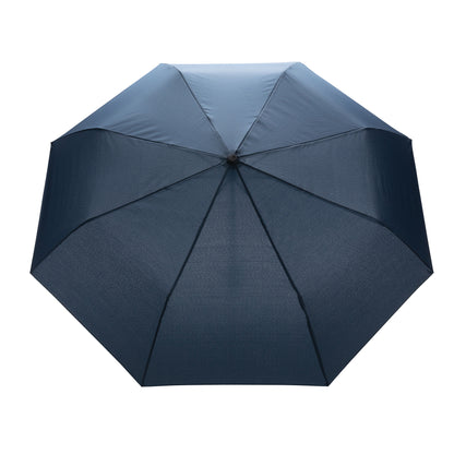 Navy - Back - XD Collection Impact Aware RPET Folding Umbrella