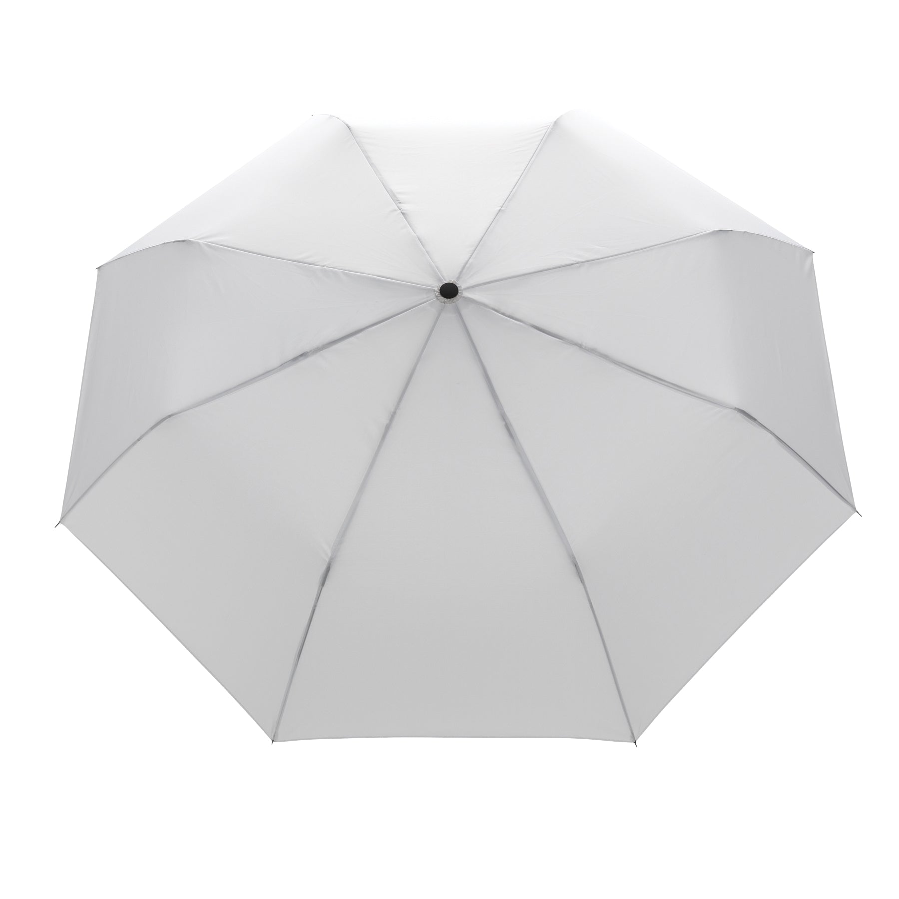 White - Back - XD Collection Impact Aware RPET Folding Umbrella