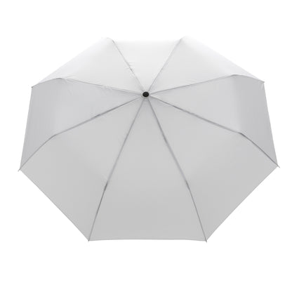 White - Back - XD Collection Impact Aware RPET Folding Umbrella