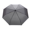 Anthracite - Back - XD Collection Impact Aware RPET Folding Umbrella