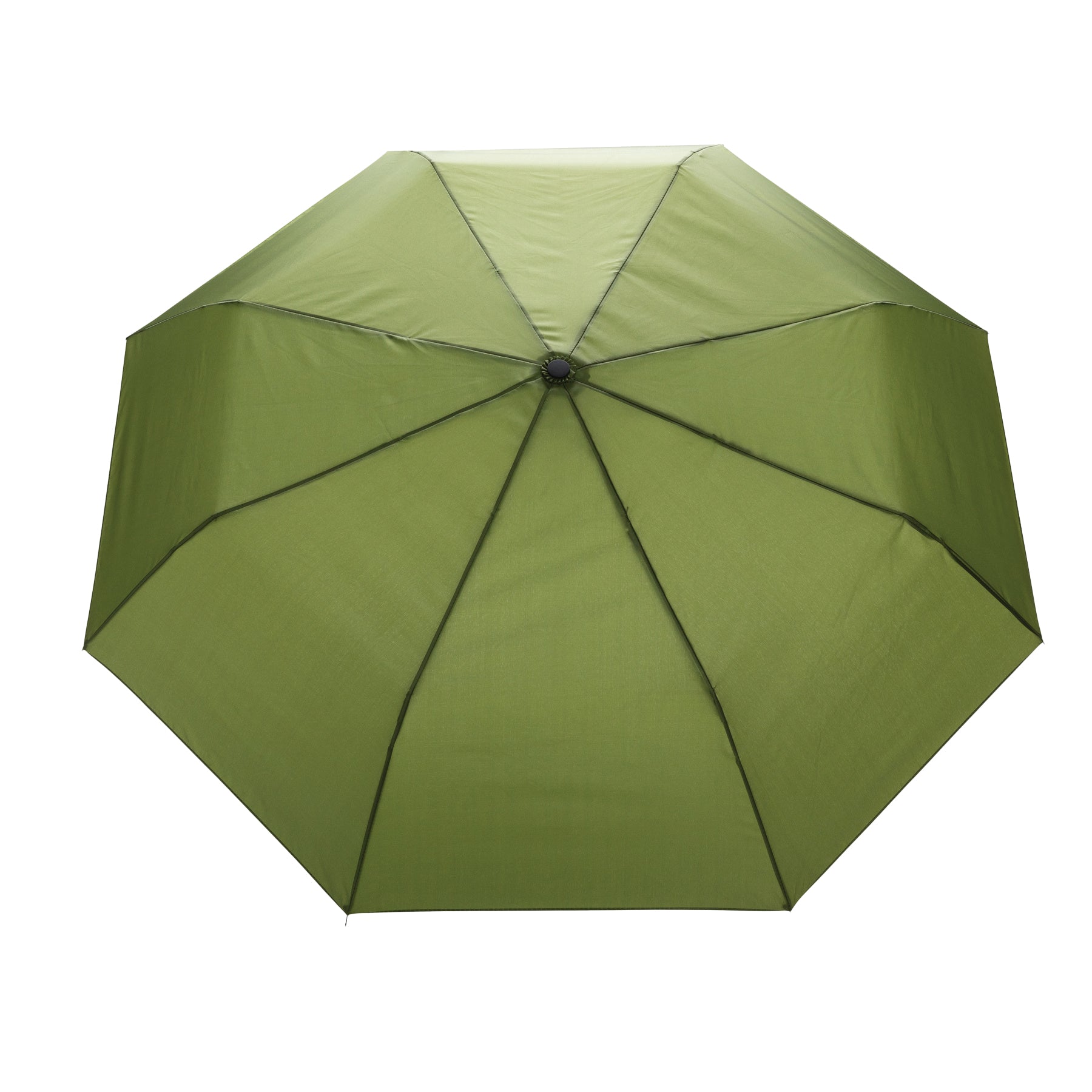 Green - Back - XD Collection Impact Aware RPET Folding Umbrella