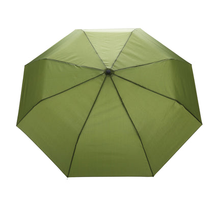 Green - Back - XD Collection Impact Aware RPET Folding Umbrella