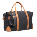 Black - Back - Vinga Bosler Recycled Canvas Duffle Bag