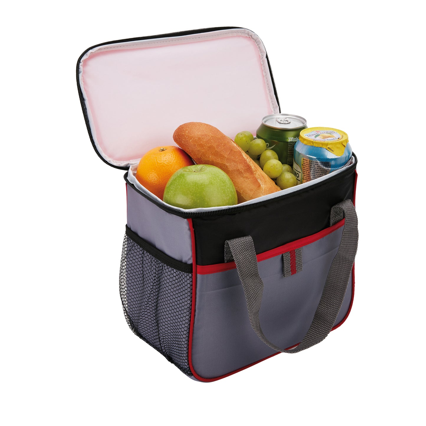 Red - Side - XD Collection Contrast Detail Cooler Bag