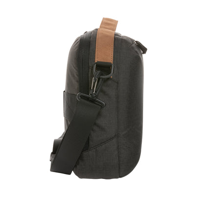 Black - Side - XD Xclusive Impact Aware Two Tone Laptop Bag