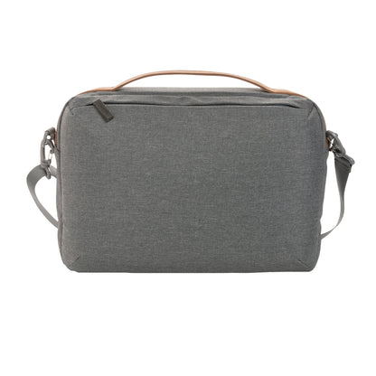 Grey - Front - XD Xclusive Impact Aware Two Tone Laptop Bag