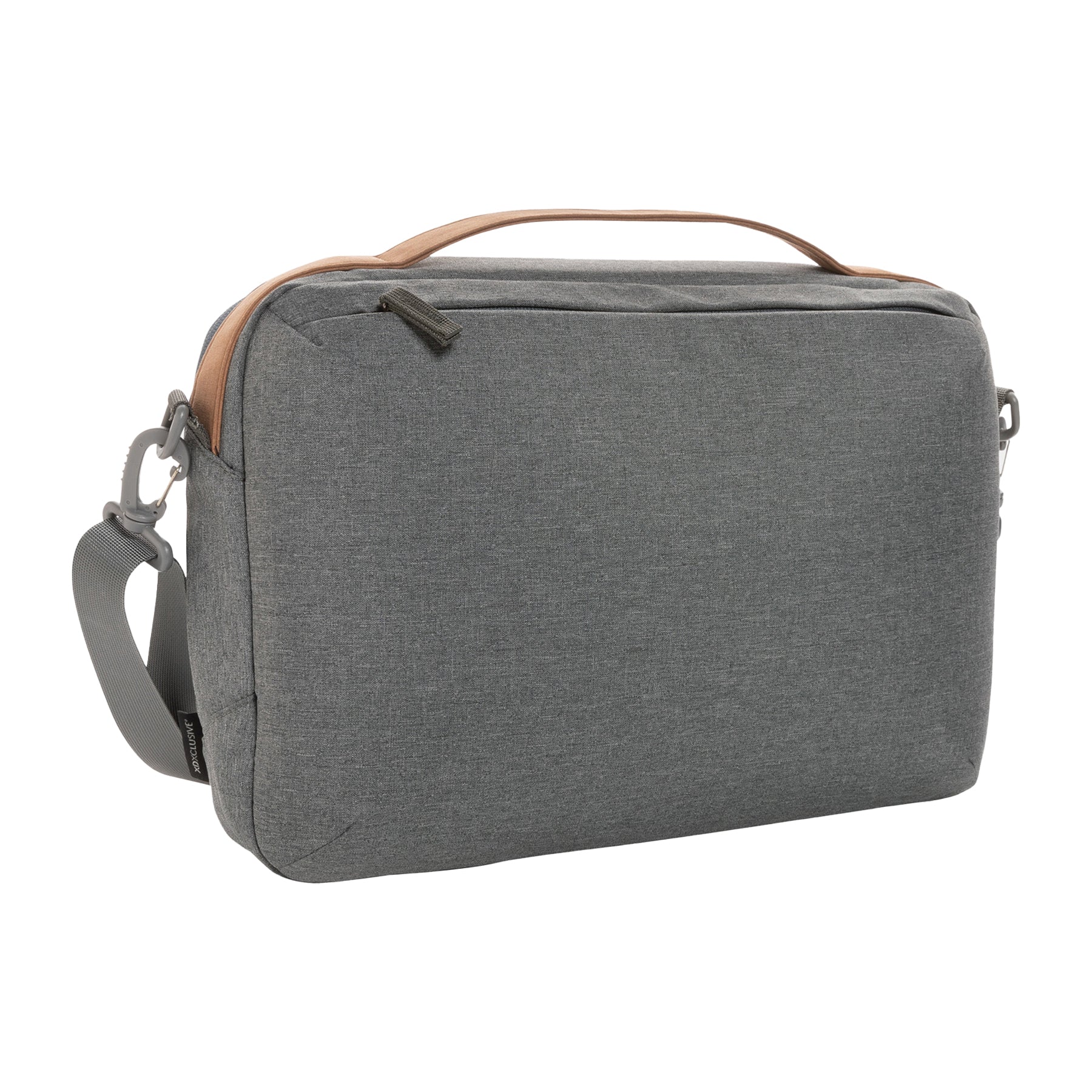 Grey - Back - XD Xclusive Impact Aware Two Tone Laptop Bag
