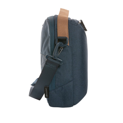 Navy - Side - XD Xclusive Impact Aware Two Tone Laptop Bag