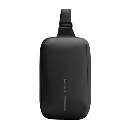 Black - Front - XD Design Water Resistant Extendable Crossbody Bag