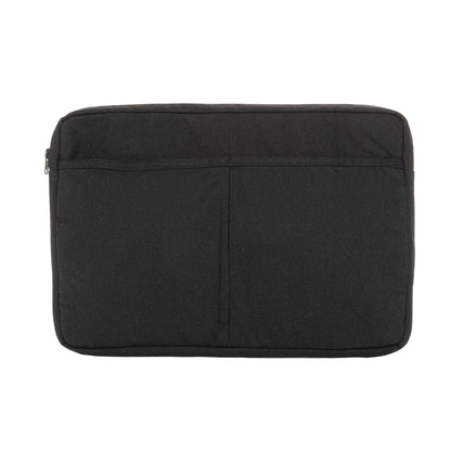 Black - Front - XD Collection Laluka Recycled Cotton Aware Laptop Sleeve