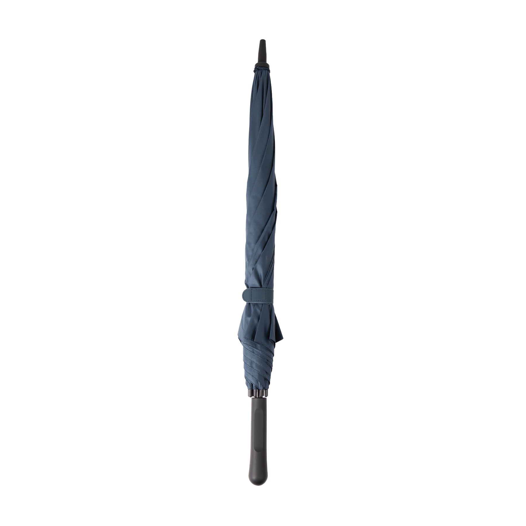 Navy - Side - Vinga Baltimore RPET Aware Stick Umbrella