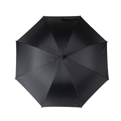 Black - Back - Vinga Baltimore RPET Aware Stick Umbrella