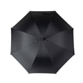 Black - Back - Vinga Baltimore RPET Aware Stick Umbrella
