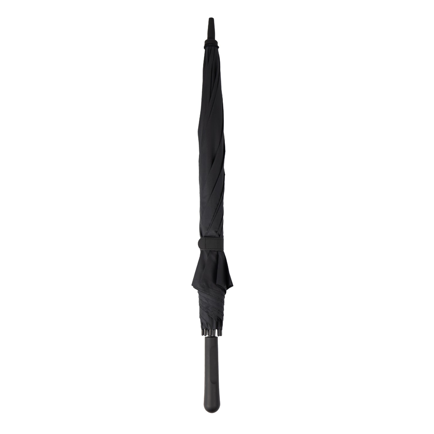 Black - Side - Vinga Baltimore RPET Aware Stick Umbrella