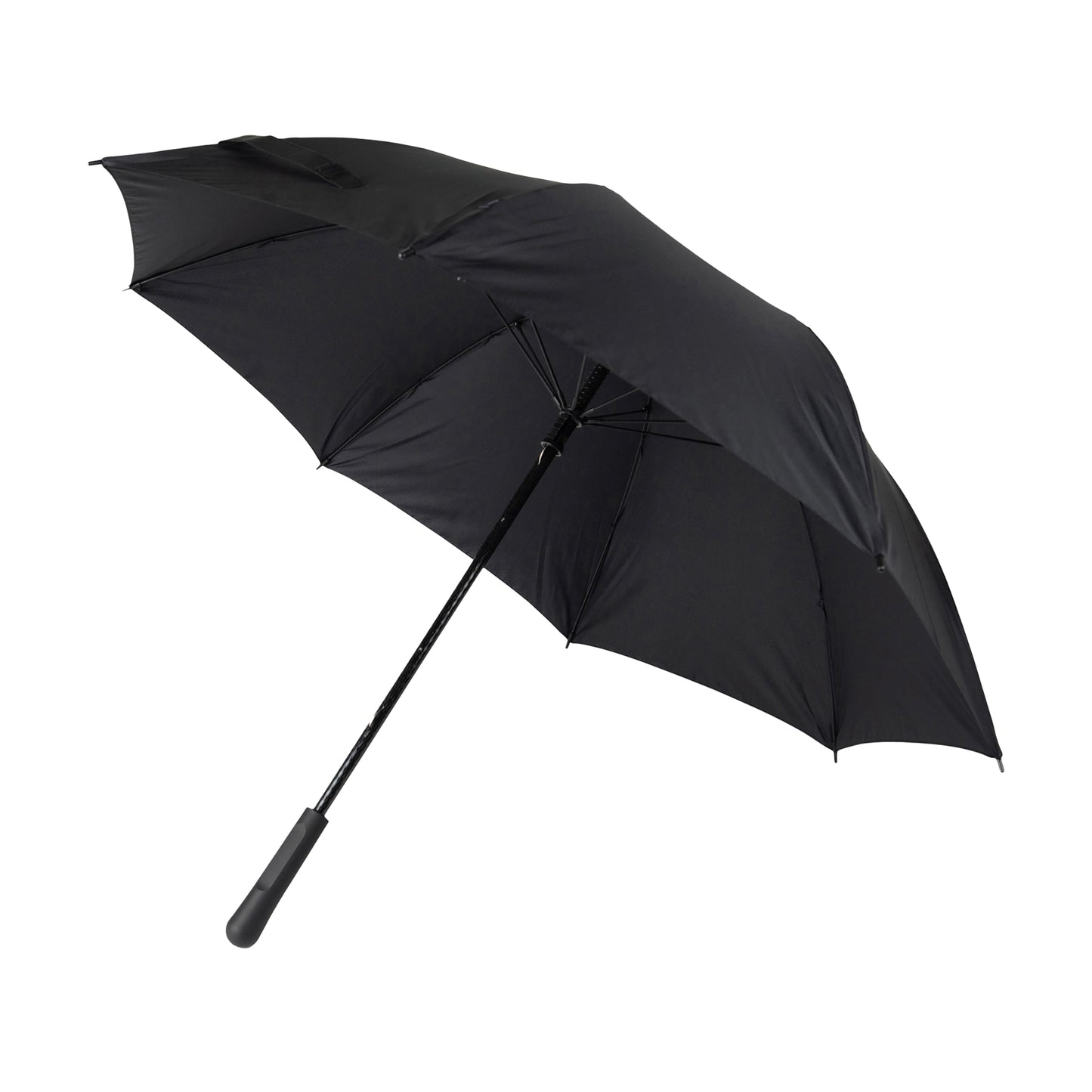 Black - Front - Vinga Baltimore RPET Aware Stick Umbrella