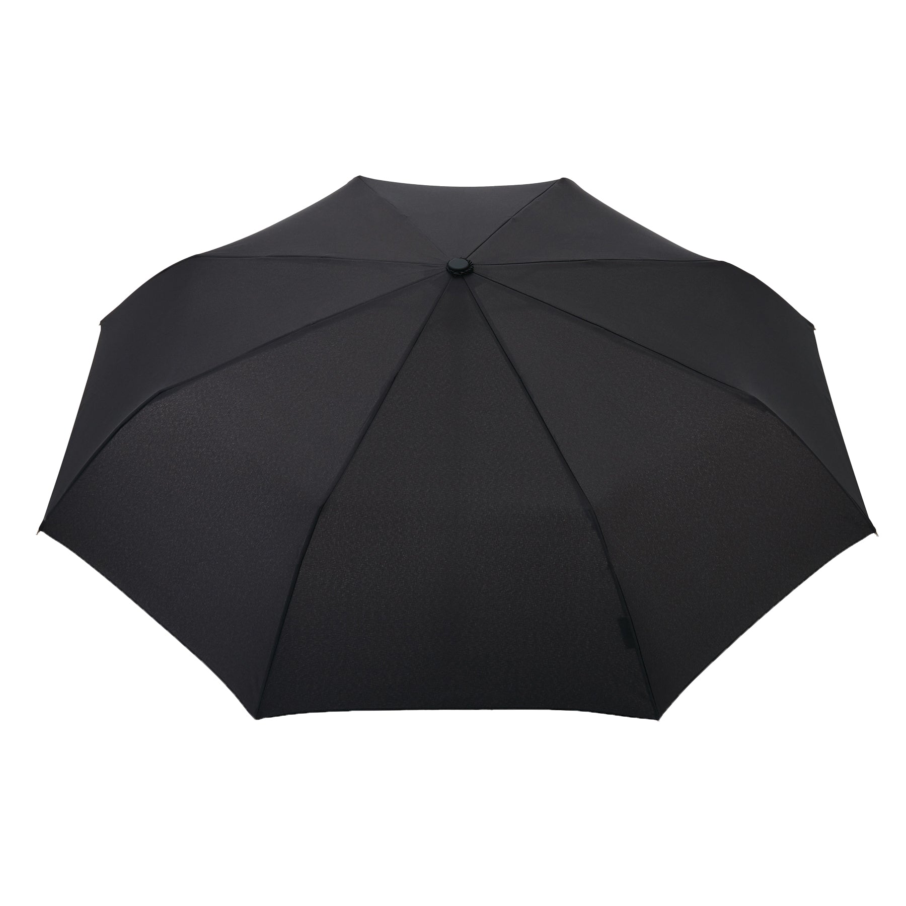 Black - Back - Swiss Peak Aware Traveller Automatic Folding Umbrella