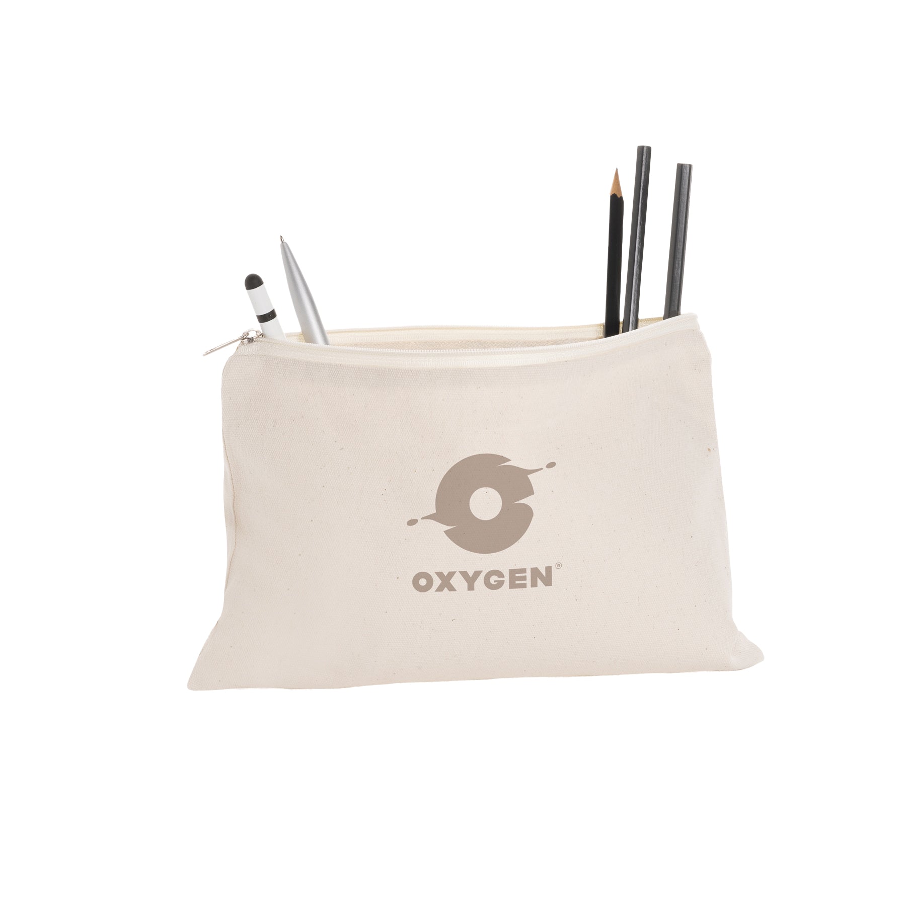 Off White - Front - XD Collection Impact Aware Recycled Canvas 1.5L Pencil Case