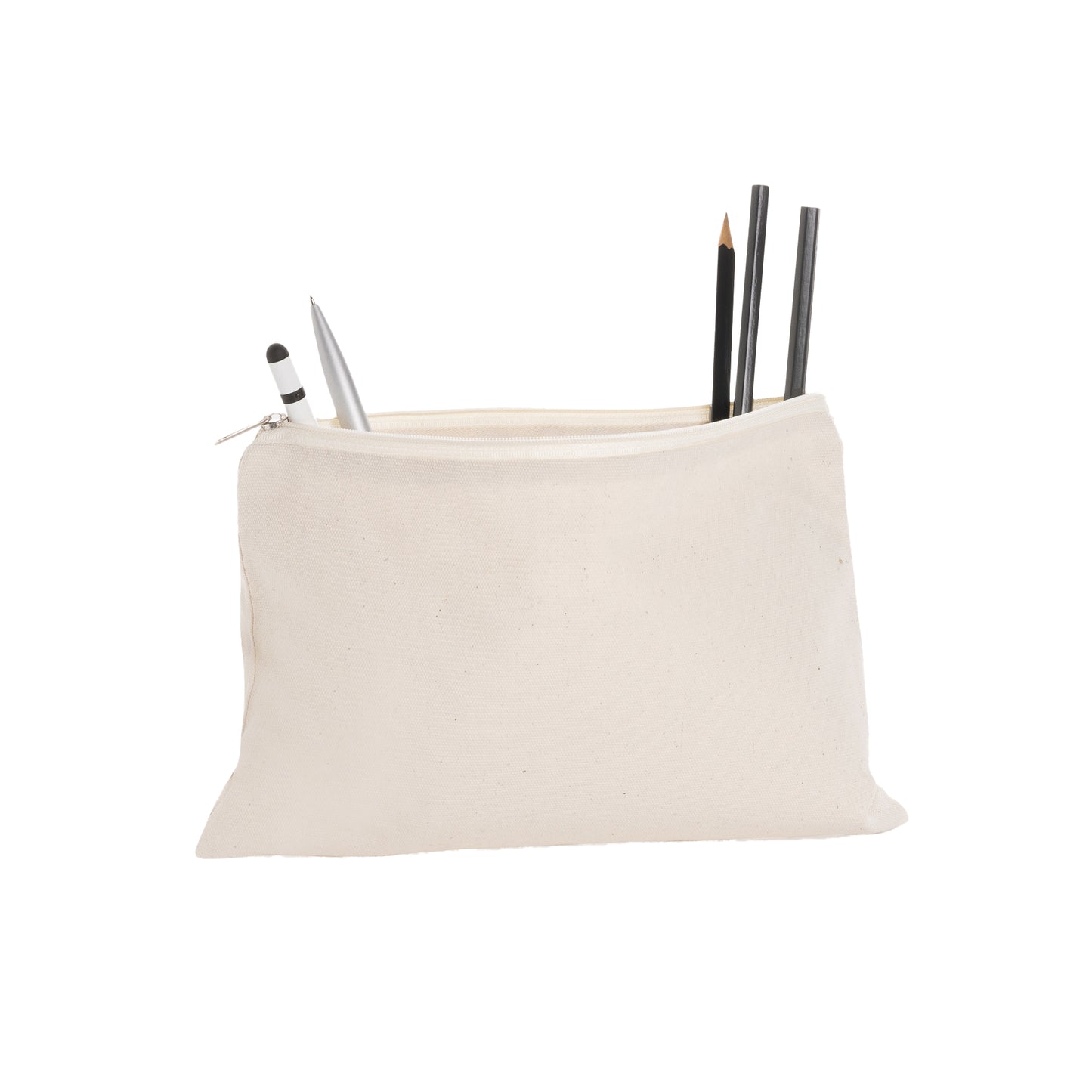Off White - Side - XD Collection Impact Aware Recycled Canvas 1.5L Pencil Case