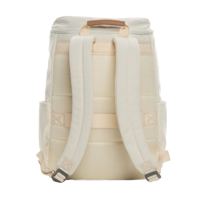 Off White - Back - XD Collection Impact Aware Recycled Canvas Laptop Backpack