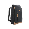 Black - Side - XD Collection Impact Aware Recycled Canvas Laptop Backpack