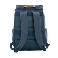 Blue - Back - XD Collection Impact Aware Recycled Canvas Laptop Backpack