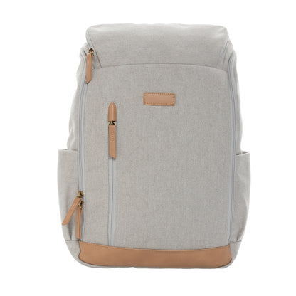 Grey - Front - XD Collection Impact Aware Recycled Canvas Laptop Backpack