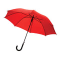Red - Front - XD Collection Impact Aware RPET Automatic Stick Umbrella