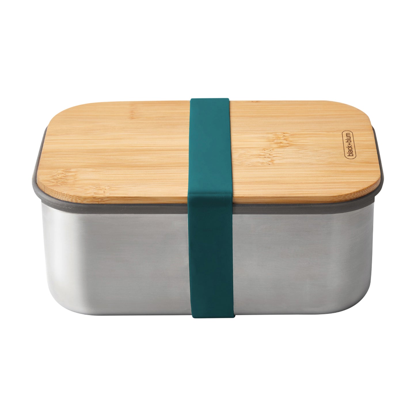Turquoise - Back - Black + Blum Stainless Steel Large 1.25L Lunch Box