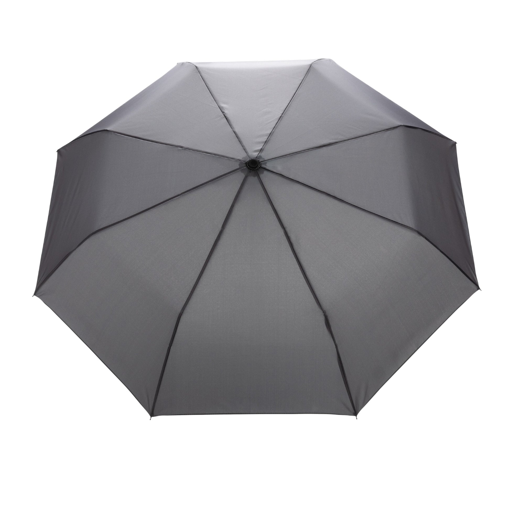 Anthracite - Back - XD Collection Impact Bamboo Folding Umbrella