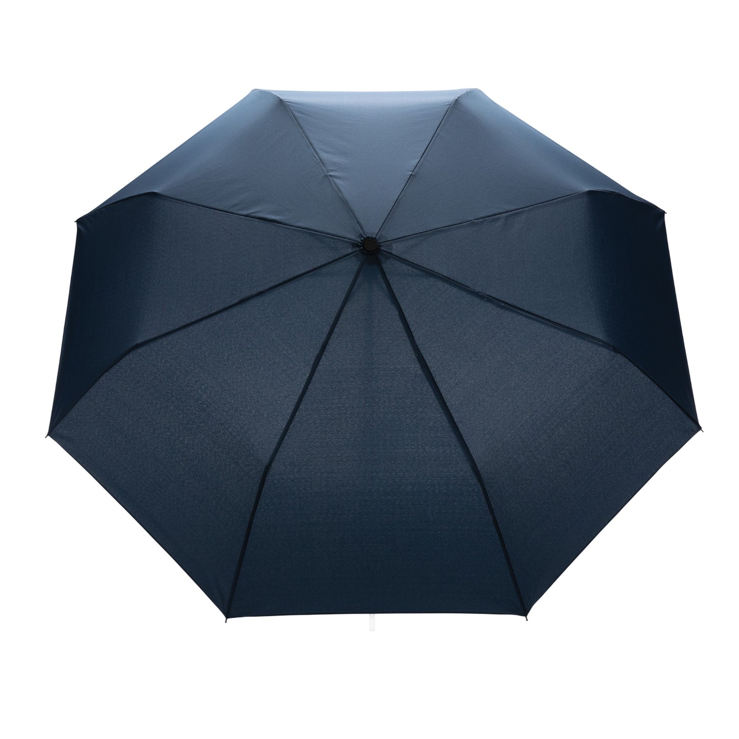 Navy - Back - XD Collection Impact Bamboo Folding Umbrella