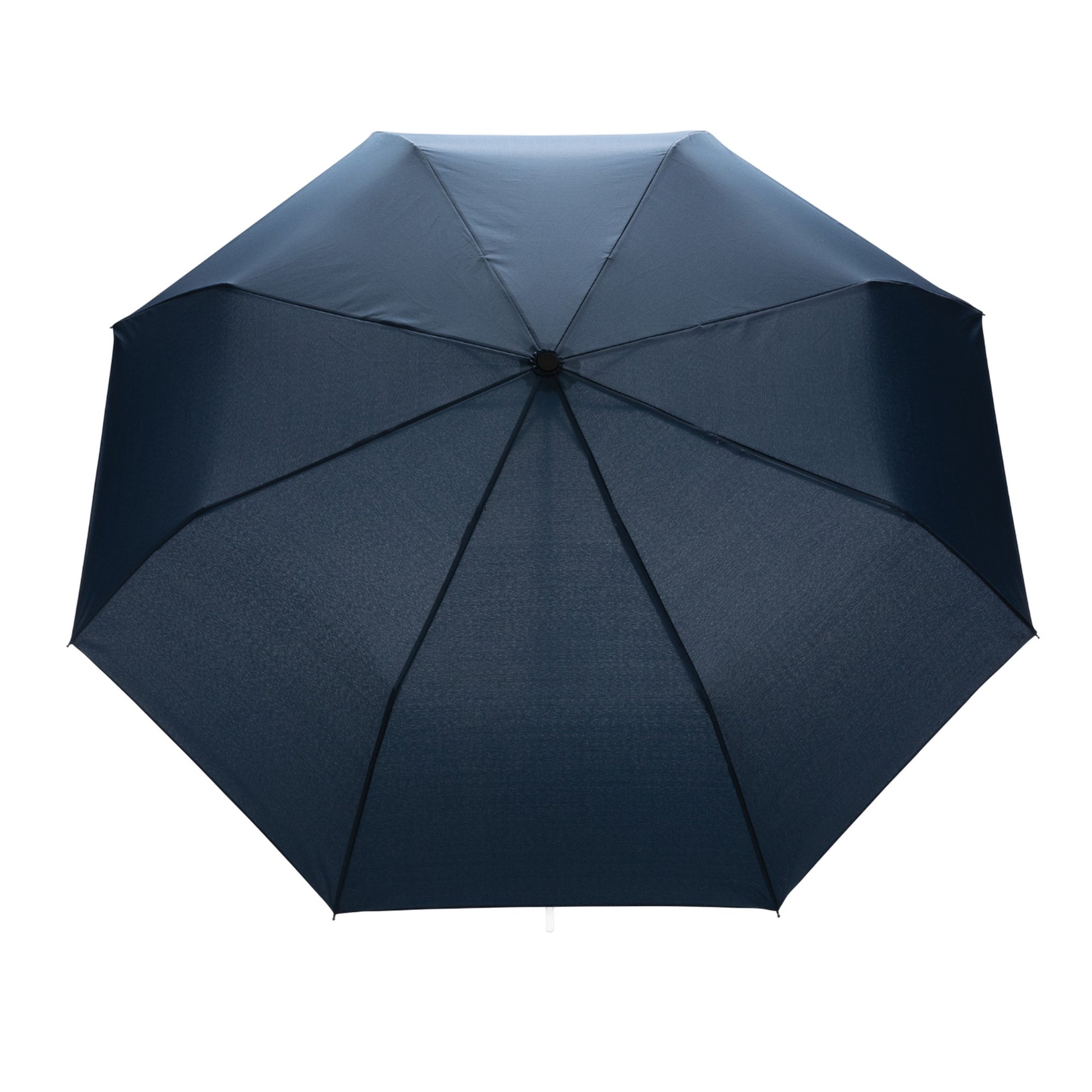 Navy - Back - XD Collection Impact Bamboo Folding Umbrella