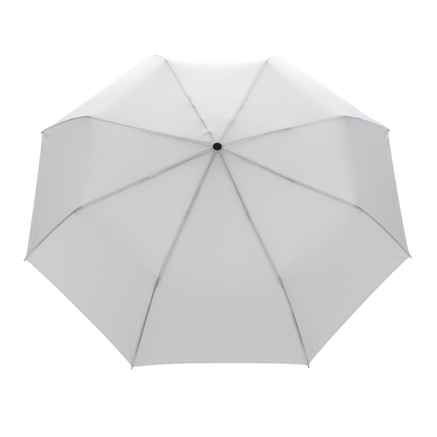 White - Back - XD Collection Impact Bamboo Folding Umbrella
