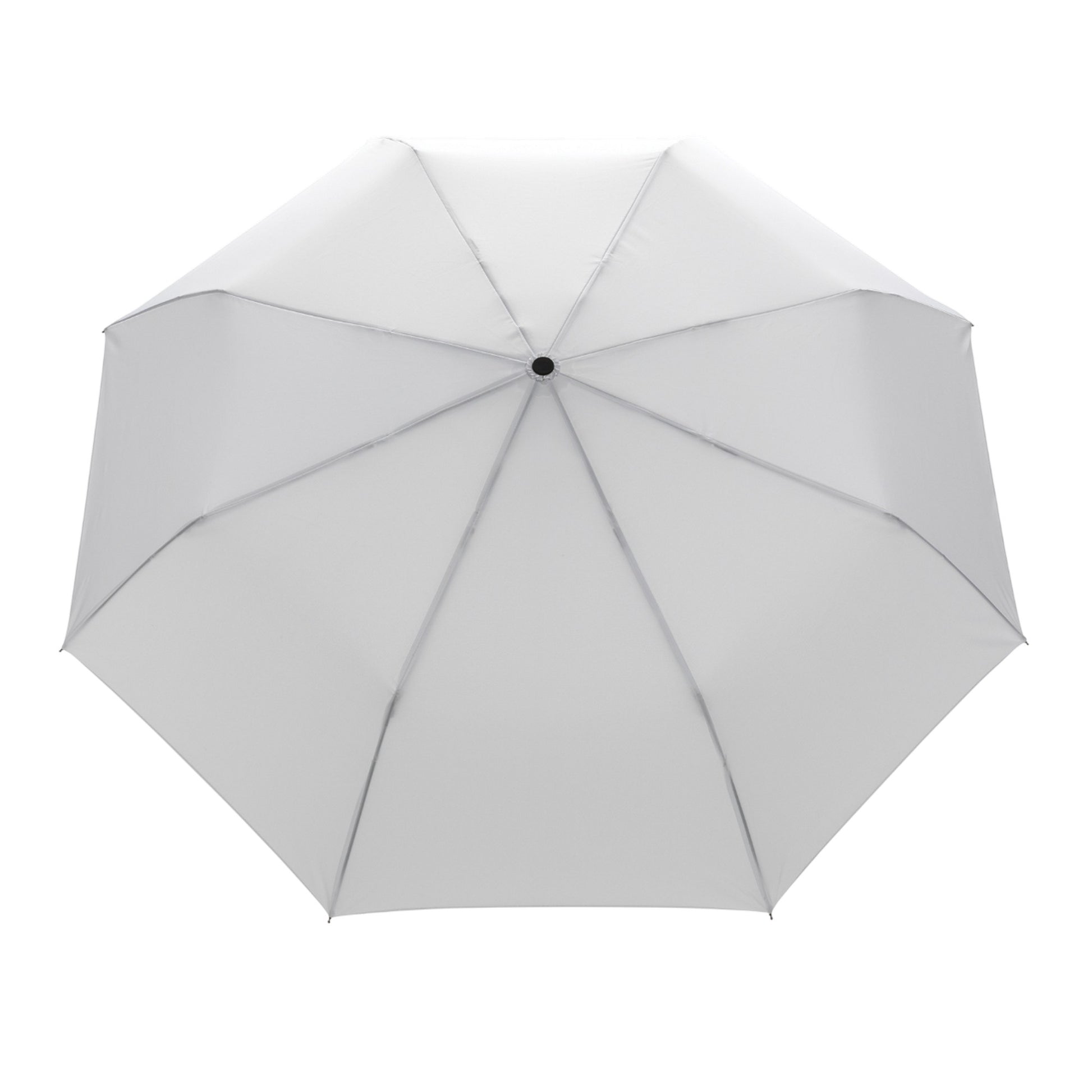 White - Back - XD Collection Impact Bamboo Folding Umbrella