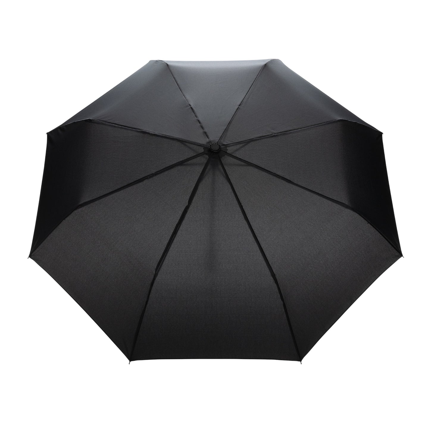 Black - Back - XD Collection Impact Bamboo Folding Umbrella