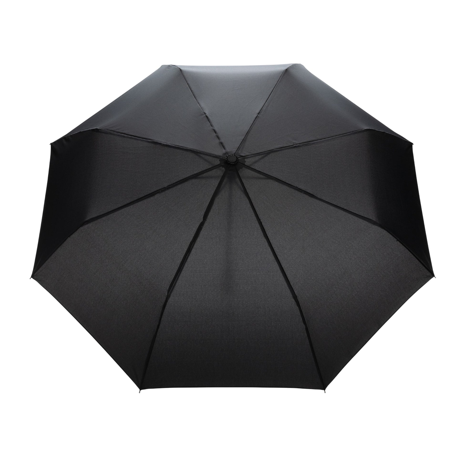 Black - Back - XD Collection Impact Bamboo Folding Umbrella