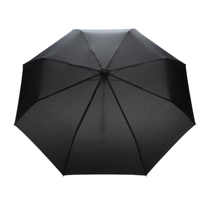 Black - Back - XD Collection Impact Bamboo Folding Umbrella