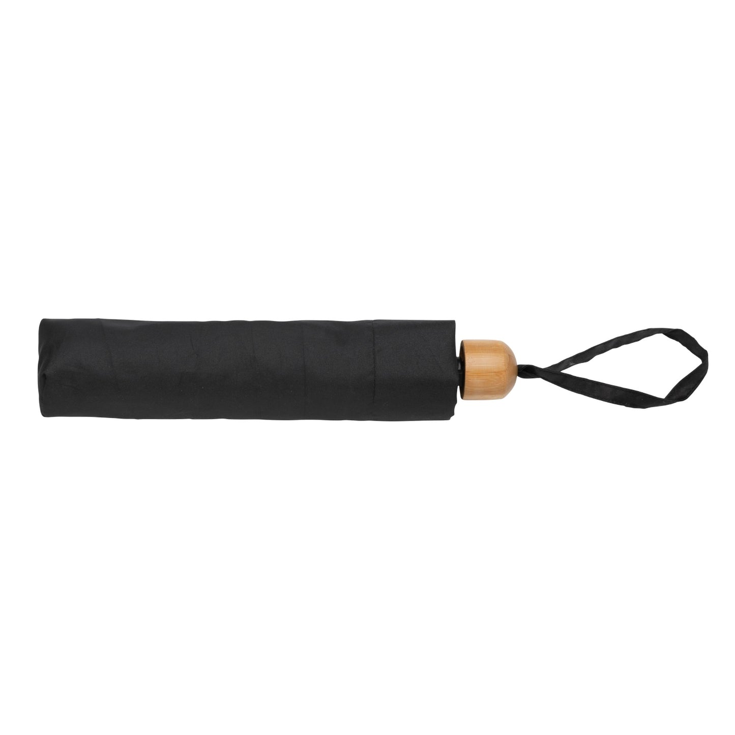 Black - Side - XD Collection Impact Bamboo Folding Umbrella