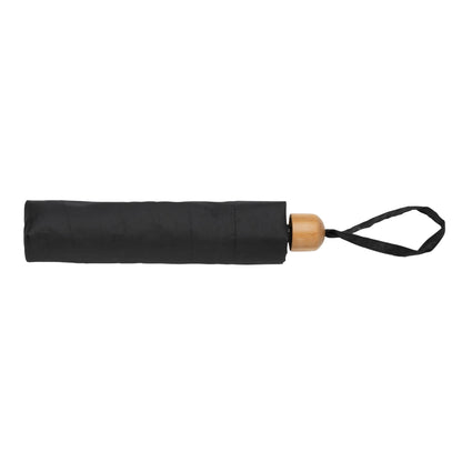 Black - Side - XD Collection Impact Bamboo Folding Umbrella
