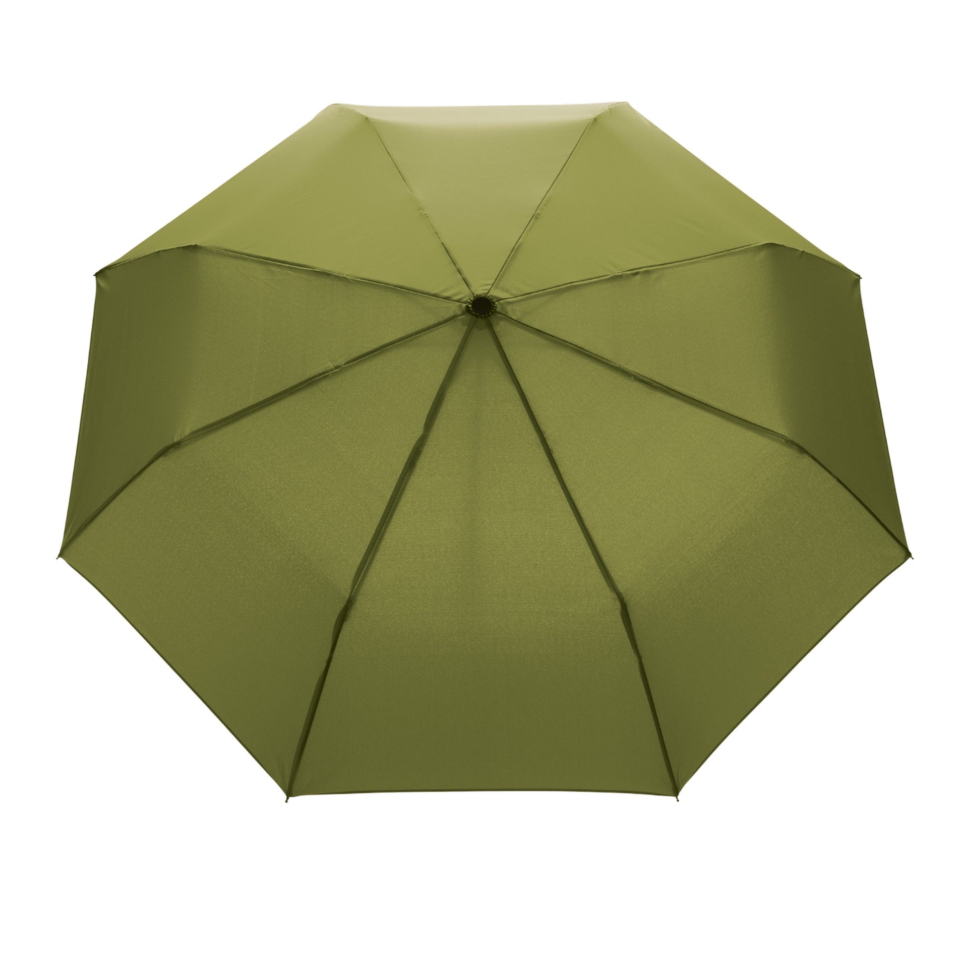 Green - Back - XD Collection Impact Bamboo Folding Umbrella