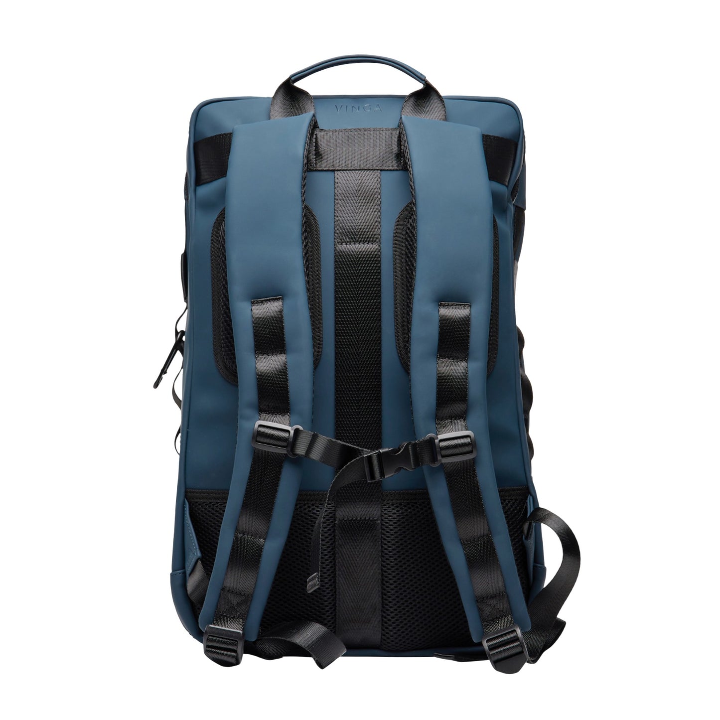 Navy - Back - Vinga Baltimore Explorer Recycled Backpack