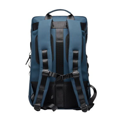 Navy - Back - Vinga Baltimore Explorer Recycled Backpack