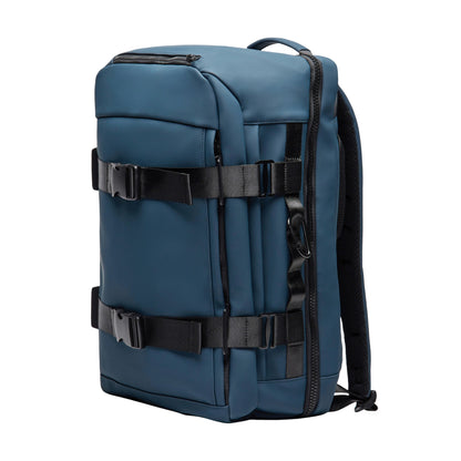 Navy - Side - Vinga Baltimore Explorer Recycled Backpack