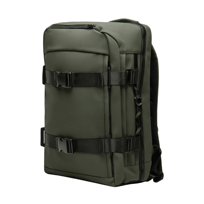Green - Side - Vinga Baltimore Explorer Recycled Backpack