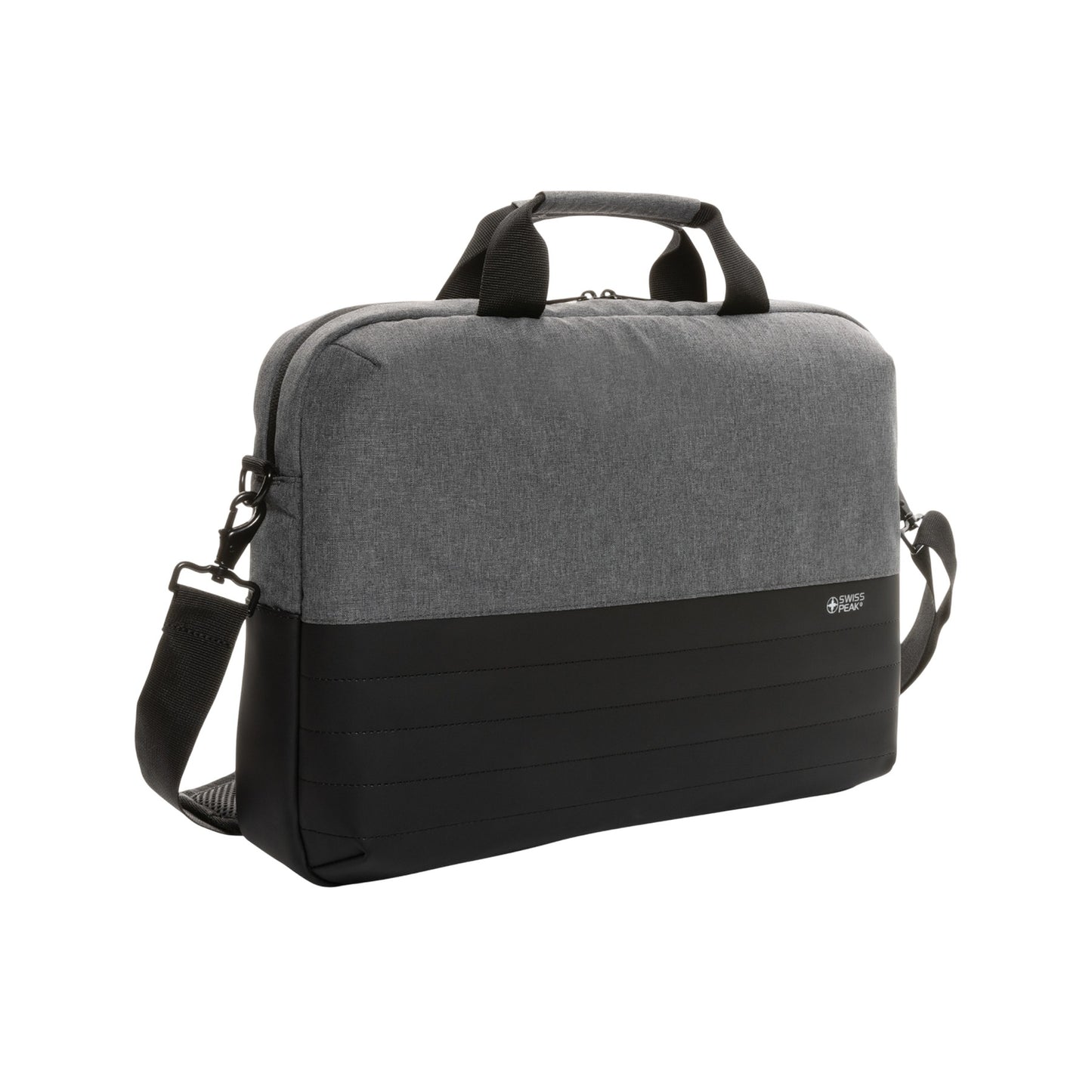 Grey - Lifestyle - Swiss Peak Aware RFID Blocking Laptop Bag