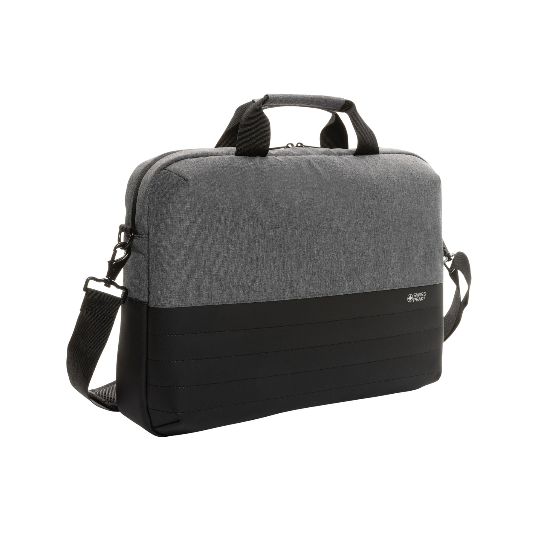 Grey - Lifestyle - Swiss Peak Aware RFID Blocking Laptop Bag