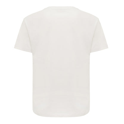 Ivory White - Back - Iqoniq Womens-Ladies Yala Recycled Cotton Lightweight T-Shirt
