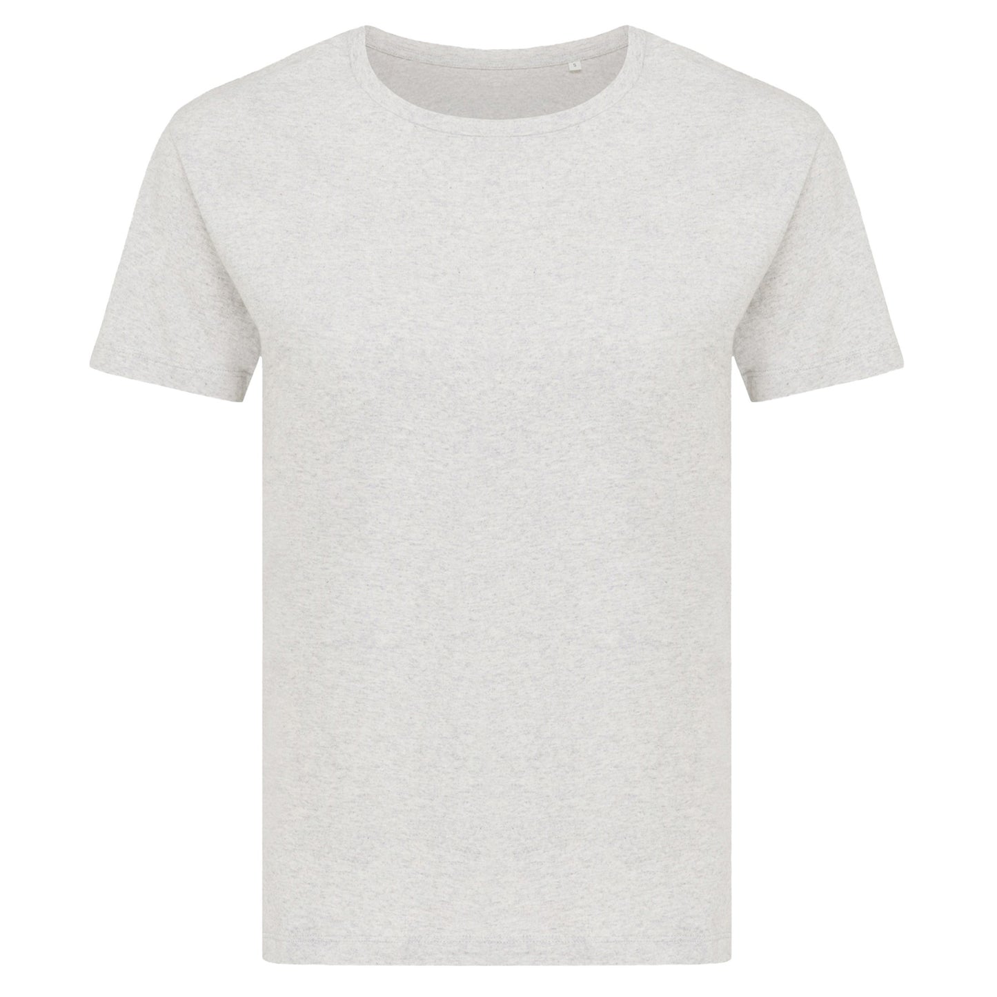 Light Heather Grey - Front - Iqoniq Womens-Ladies Yala Recycled Cotton Lightweight T-Shirt
