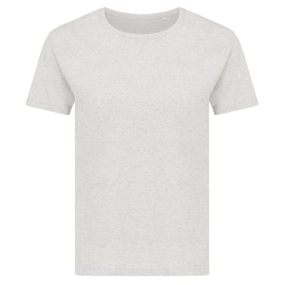 Light Heather Grey - Front - Iqoniq Womens-Ladies Yala Recycled Cotton Lightweight T-Shirt