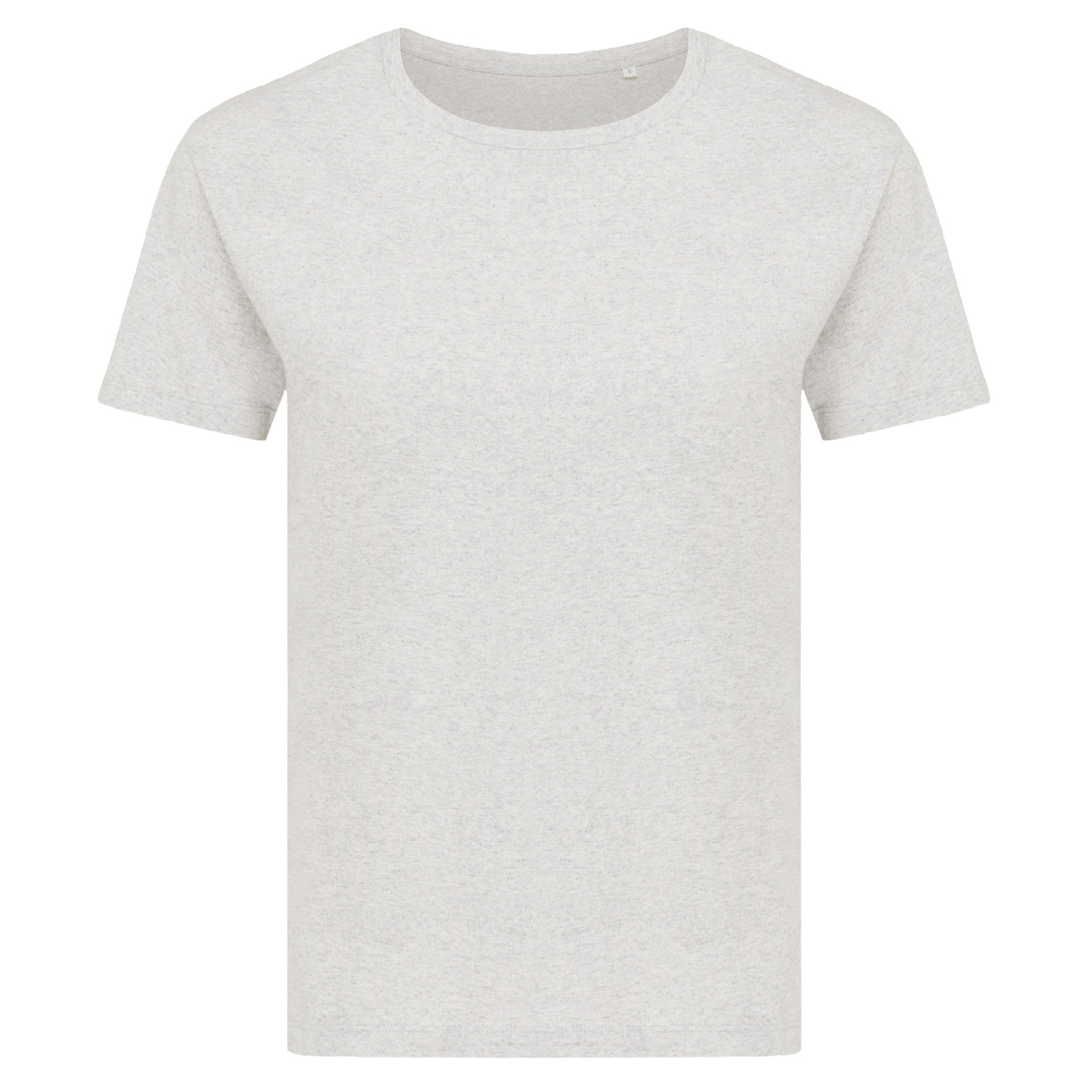 Light Heather Grey - Front - Iqoniq Womens-Ladies Yala Recycled Cotton Lightweight T-Shirt