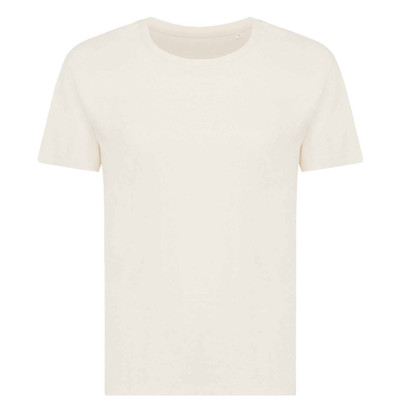 Natural Raw - Side - Iqoniq Womens-Ladies Yala Recycled Cotton Lightweight T-Shirt